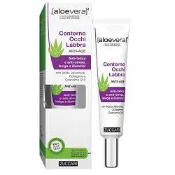 Zuccari Aloevera2 Contorno Occhi e Labbra Antiage con Acido Ialuronico 18 ml