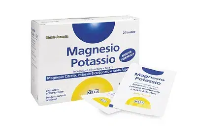 Magnesio Potassio Integratore Per Recupero Energetico 20 Bustine