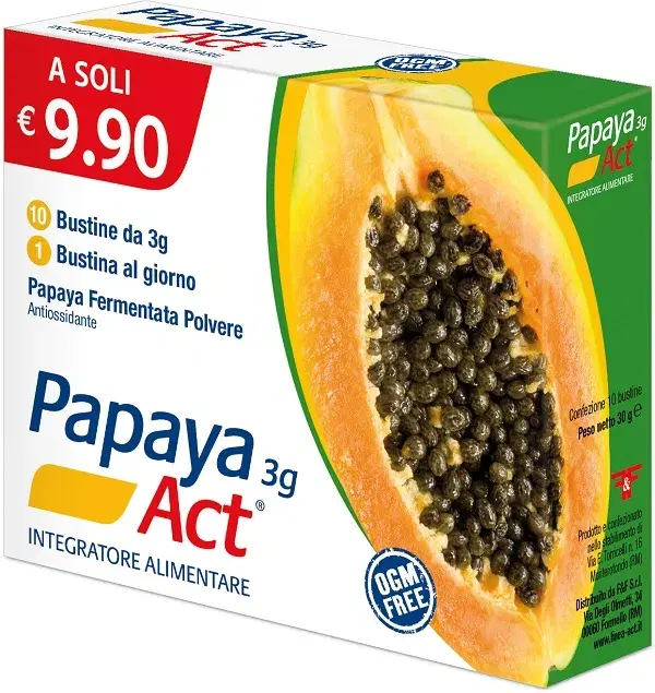 Papaya ACT Integratore Antiossidante 10 Bustine