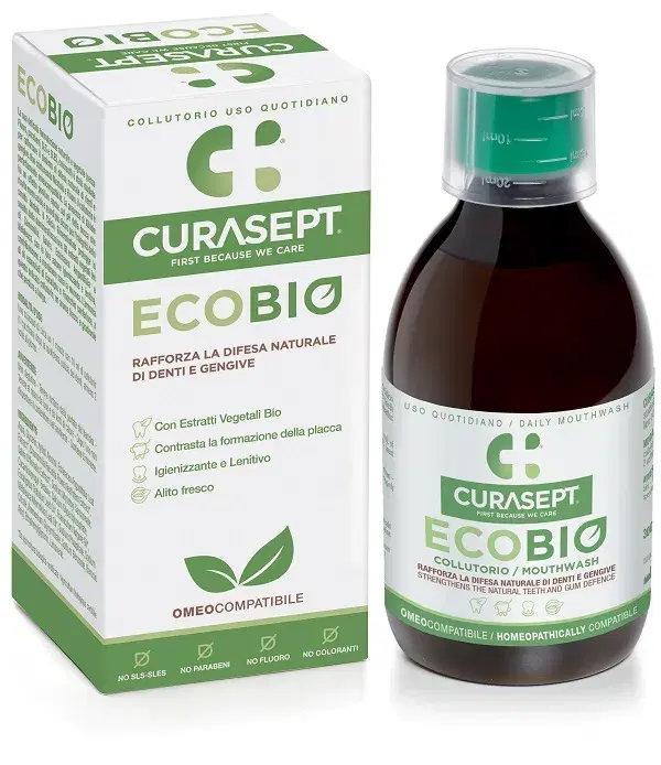 Curasept Collutorio Ecobio Difesa Naturale di Denti e Gengive 300 ml