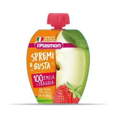 Plasmon Spremi E Gusta Mela Fragola 100ml