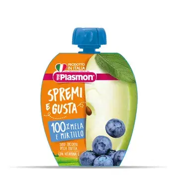Plasmon Spremi e Gusta Mela Mirtillo 100ml