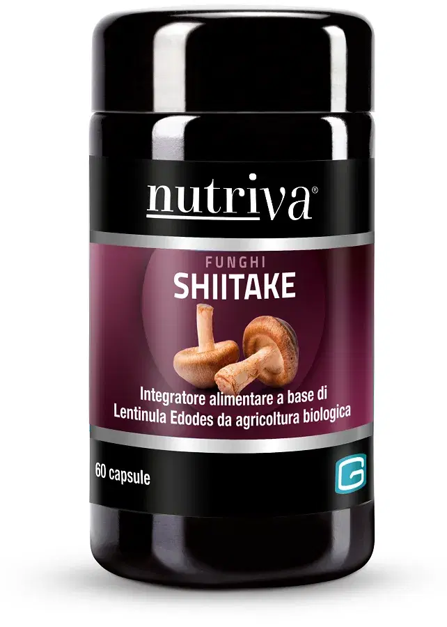 Nutriva Shitake Integratore Difese Organismo 60 Capsule Vegetali