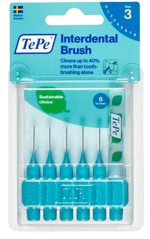 TePe Scovolino Blu Per Pulizia Interdentale 0,60 mm 6 Pezzi