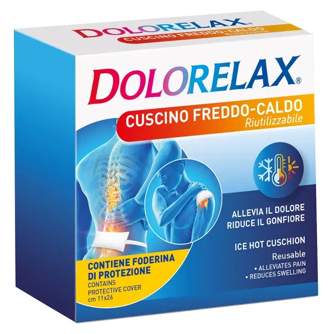 Dolorelax Med Ice Hot Cuscino Riutilizzabile 11x26