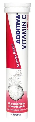 Additiva Vitamin C Integratore Gusto Arancia Rossa 20 Compresse