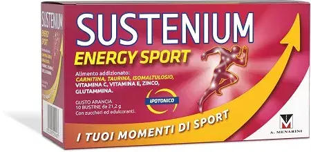 Sustenium Energy Sport Integratore Alimentare 10 Buste Arancia