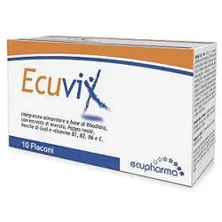 Ecuvix Integratore 10 Flaconcini da 10 ml