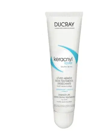 Ducray Keracnyl Repair Balsamo Labbra Screpolate per Pelle Grassa 15 ml