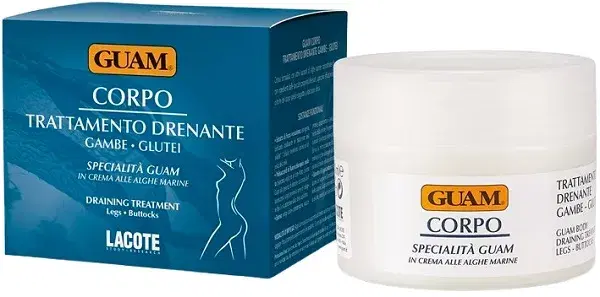 Guam Trattamento Drenante Gambe-Glutei Crema alle Alghe Marine 200 ml