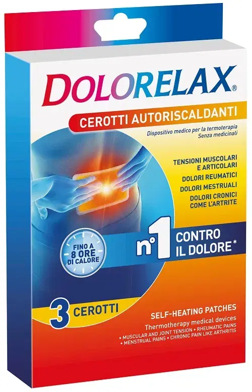 DolorelaxIce Med Cerotto Effetto Caldo-Freddo 3 Pezzi