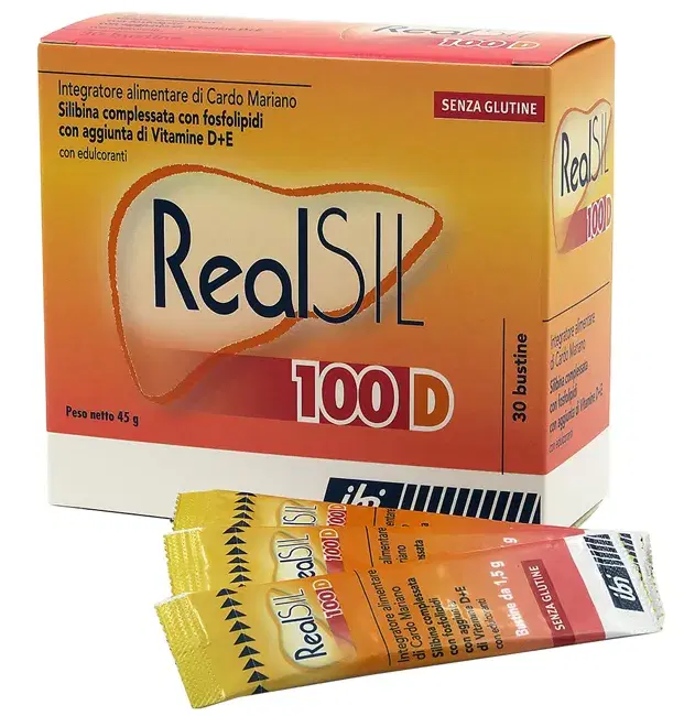 Realsil 100 D Integratore Alimentare Benessere Fegato 30 Bustine