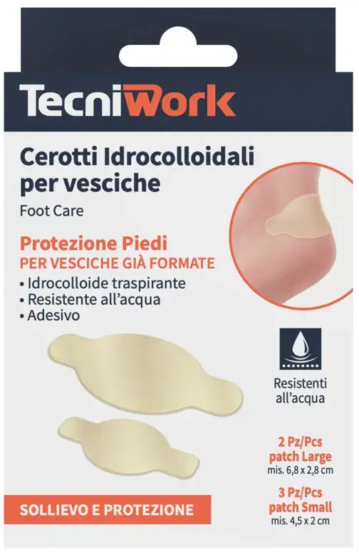Tecniwork Cerotti Ovali Vesciche 5 Pezzi