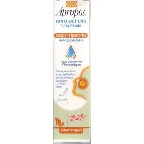 Apropos Rino Defens Soluzione Ipertonica Decongestionante Per Raffreddore 125 ml