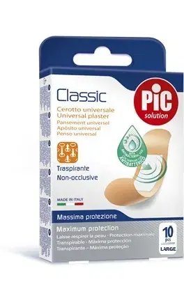 Pikdare Cerotto Pic Classic Universale 25x72 Mm 10 Antibatterico 10 Pezzi