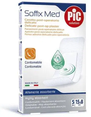 Pikdare Cer Pic Soffix Med Cerotto Post Operatorio Delicato 15x8 5 Pezzi