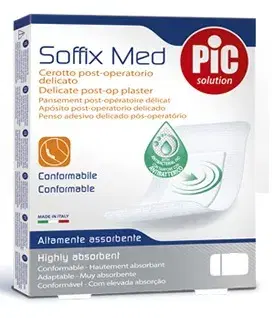 Pic Soffix Med Cerotto Post Operatorio Delicato 30x10 cm 3 Pezzi