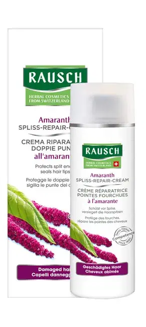 Rausch Crema Riparatore per Doppie Punte all' Amaranto per Capelli Fragili 50 ml
