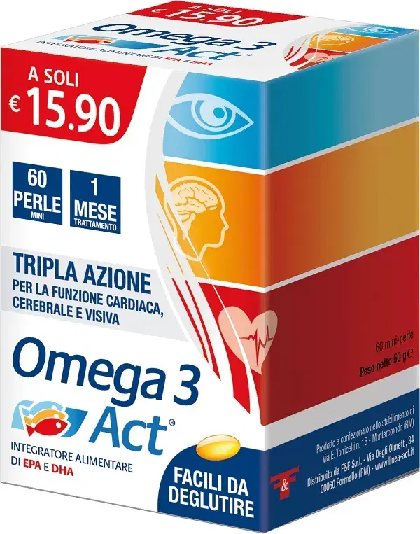 Omega 3 Act Integratore 60 Perle