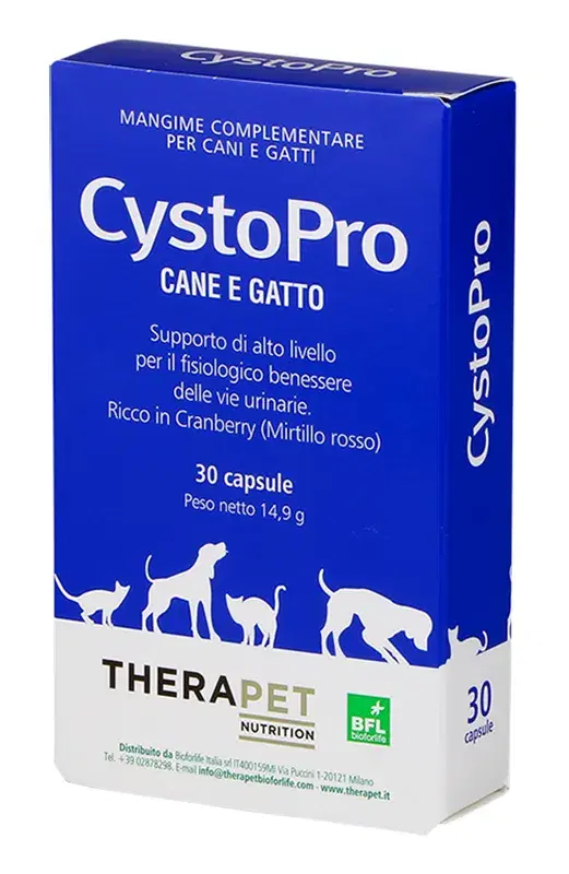 Therapet Cystopro Integratore Per Uso Veterinario 30 Capsule