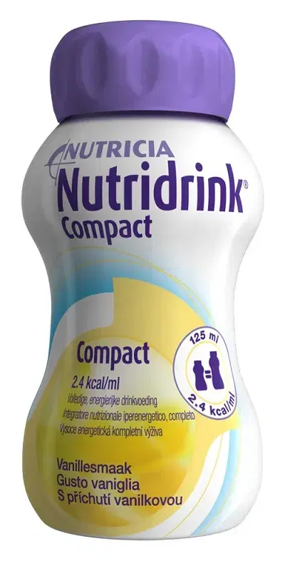 Nutridrink Compact Integratore Nutrizionale Gusto Vaniglia 4x125 ml