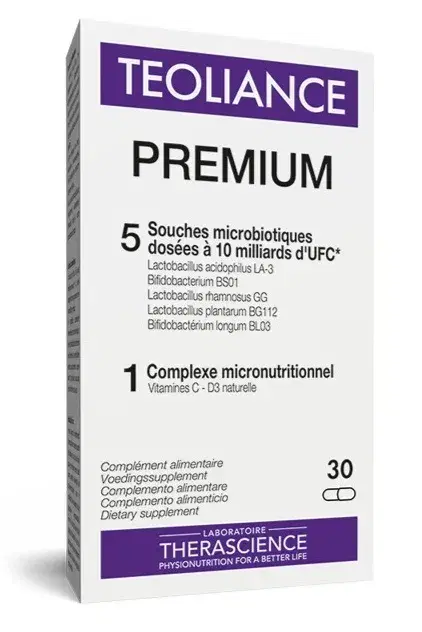 Teoliance Trisymbio Integratore Probiotico per il Benessere Intestinale 30 Capsule