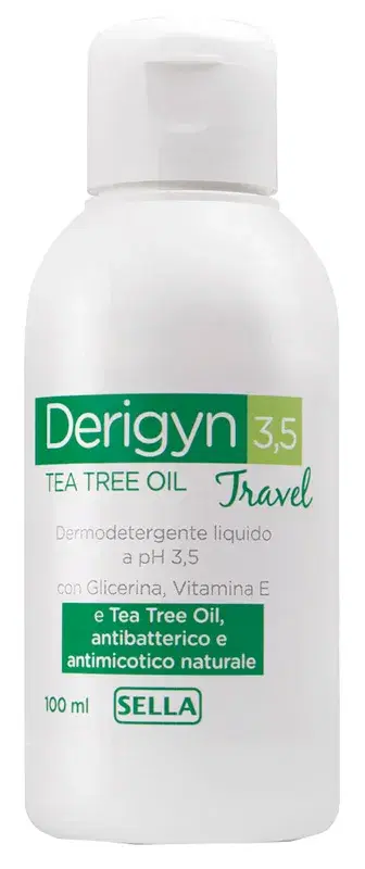 Derigyn Tea Tree Oil Travel Size di Detergente Intimo 100 ml