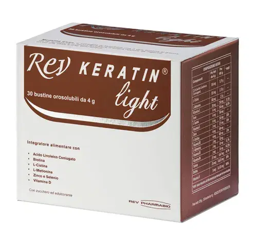 Rev Pharmabio Keratin Light Integratore Contro la Caduta dei Capelli 30 Buste