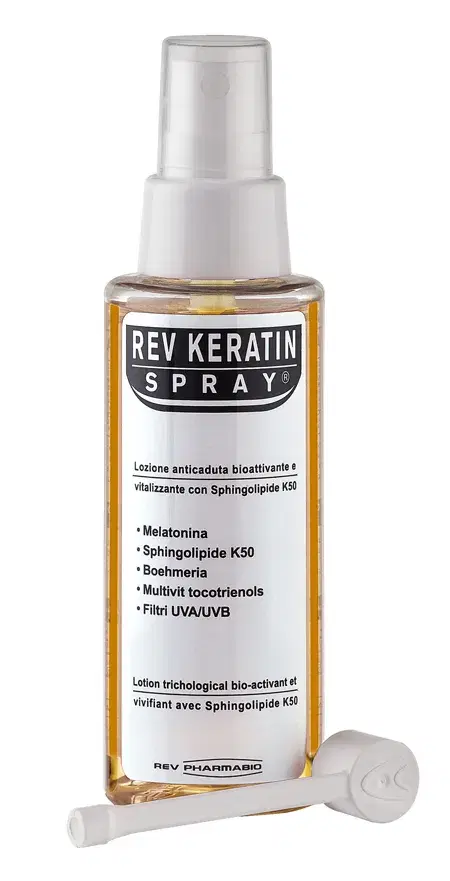 Rev Keratin Lozione Anticaduta per Capelli Bioattivante Vitalizzante Spray 100ml