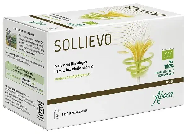 Aboca Sollievo Tisana Integratore per il Transito Intestinale 20 Filtri