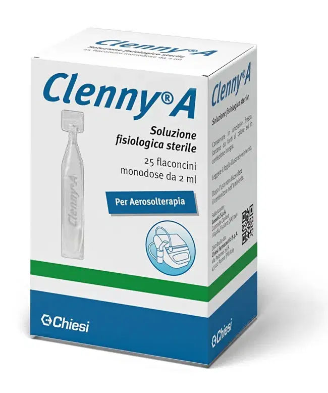 Chiesi Linea Pulizia del Naso Clenny A Soluzione Fisiologica 25 Flaconcini 2 ml