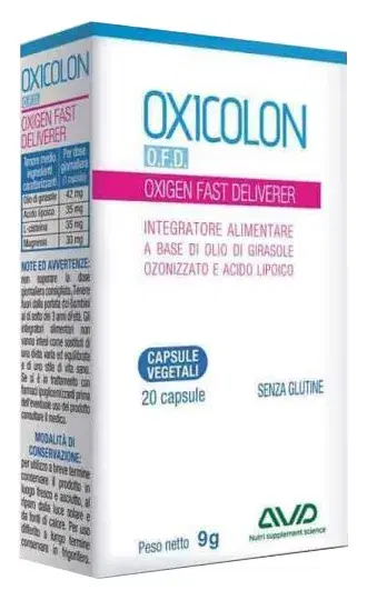 Oxicolon O.F.D Integratore Benessere Intestinale 20 Capsule