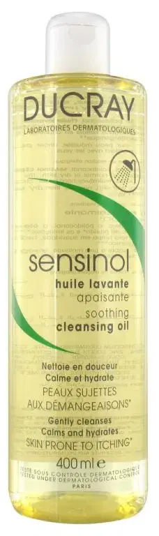 Ducray Sensinol Olio Corpo Detergente Delicato e Lenitivo Anti-Prurito 400 ml