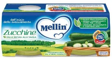 Mellin Omogeneizzato Di Zucchine 2 x 80 g