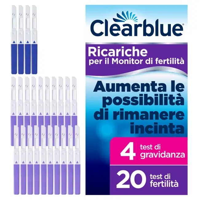 Clearblue Advanced Test di Ricambio per Monitor di Fertilità 20 Test di F