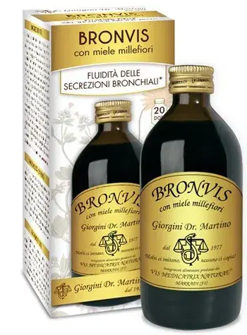 Dr. Giorgini Bronvis Con Miele Millefiori Liquido Analcolico Integratore Per la
