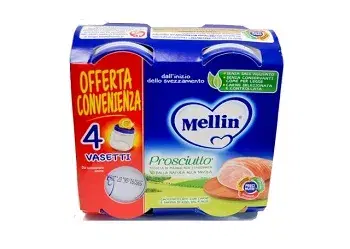 Mellin Omogeneizzato di Prosciutto 4 x 80 g