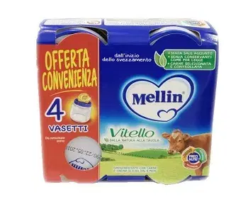 Mellin Omogeneizzato Vitello 4x80 g