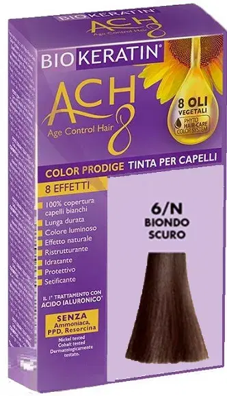 Biokeratin ACH8 Colorazione Permanente 6/N Biondo Scuro