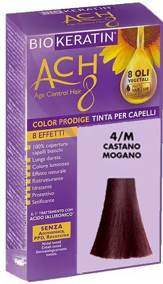 Biokeratin Ach8 Tinta Per Capelli Castano Mogano 4/M