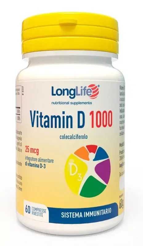 Longlife Vit D3 1000ui 60cpr
