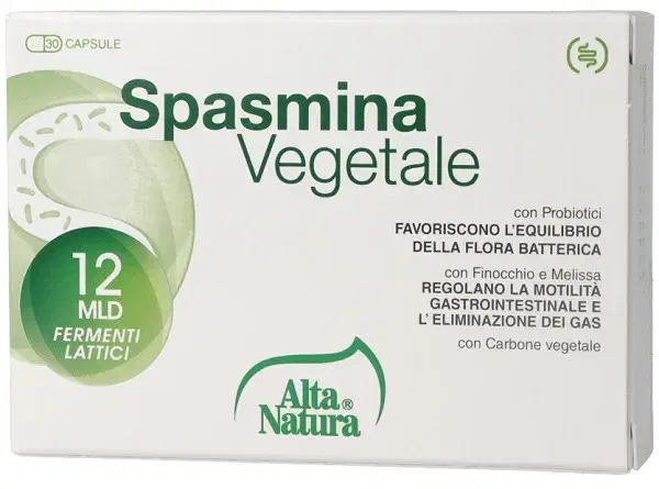 Spasmina Vegetale Integratore di Fermenti Lattici  30 Opercoli