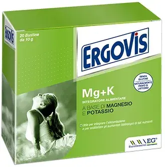 EG Farmaceutici Linea Vitamine Minerali Ergovis Mg+K Integratore 20 Buste