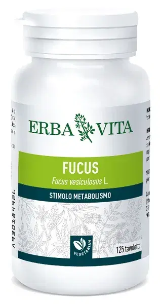 Erba Vita Fucus Integratore Alimentare Stimolante del Metabolismo 125 Tavolette