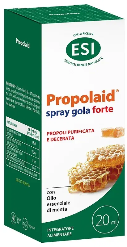 Esi Propolaid Propolgola Forte Spray Integratore per Tosse e Mal di Gola 20 ml