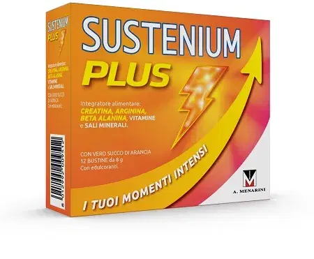 Sustenium Plus Integratore di Creatina Arginina 12 Bustine