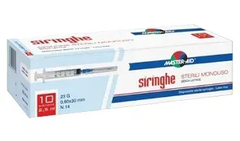 Siringa Per Venipuntura Master-aid 10 ml Gauge 21 10 pezzi