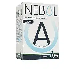 Chiesi Linea Pulizia del Naso Nebul A Soluzione Fisiologica 25 Flaconcini 2 ml