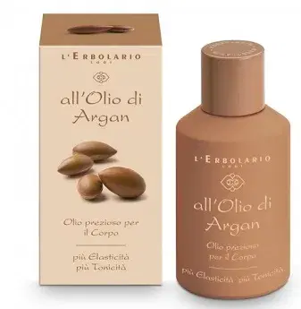 L'Erbolario Olio di Argan Olio Seta per il Corpo Nutriente e Rigenerante 125 ml