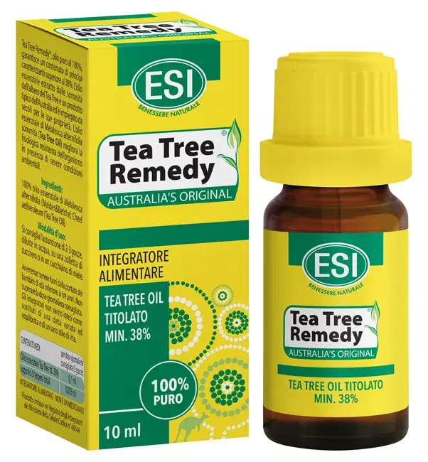 Esi Tea Tree Remedy Oil Olio di Maleuca Antibatterico e Antimicotico 10 ml